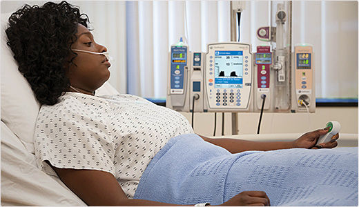 Which is an infusion pump in nursing?