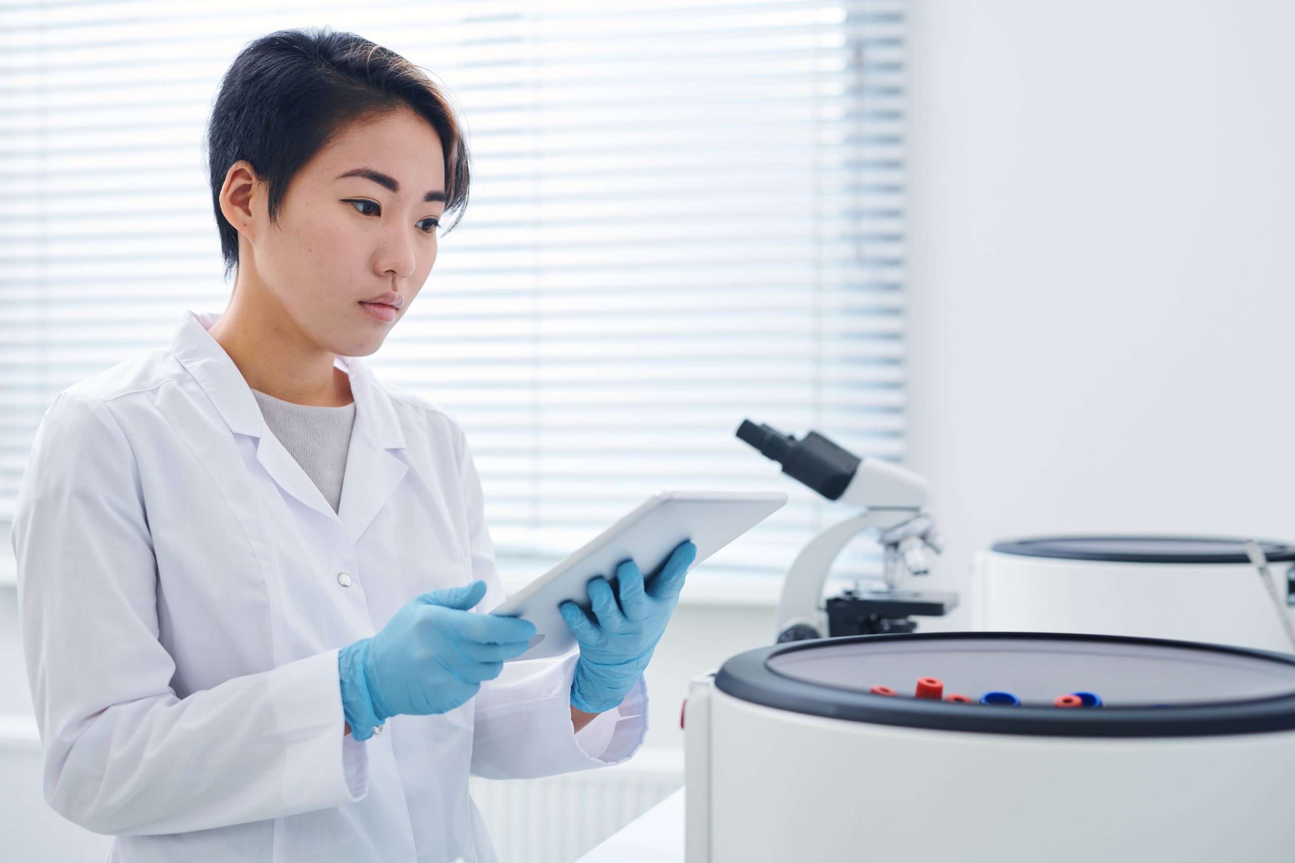 What is the function of the refrigerated centrifuges?